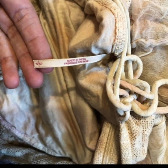 Free People Washed Ashore Maxi Dress Sz S - Picture 5 of 9